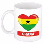 I love Ghana mok / beker 300 ml - Ghana versiering, Ophalen of Verzenden, Nieuw