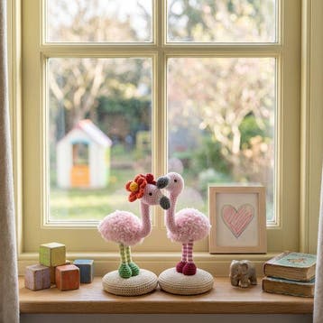 Flamingo Haken - Mini-Beesies - Haakpret Anja Toonen - Haa, Hobby en Vrije tijd, Breien en Haken, Ophalen of Verzenden, Nieuw