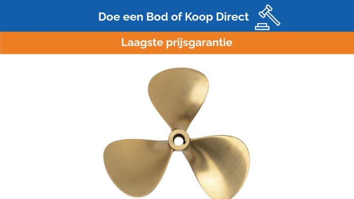 Bieden: Vetus P3B-18X15R Propeller 3-Blade Brass Right Hand, Watersport en Boten, Overige Watersport en Boten, Nieuw, Ophalen of Verzenden