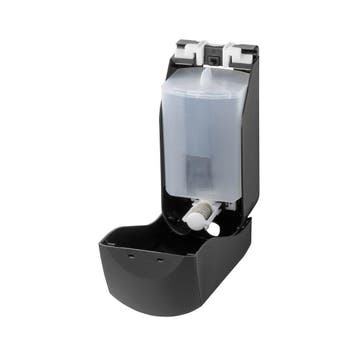 PlastiQline zeepdispenser 400ml navulbaar PQSoap4B - zwart, Verzenden, Nieuw