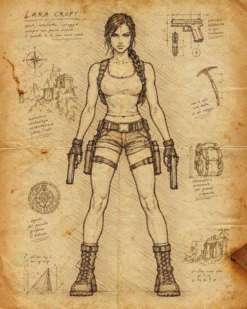AT9 - Lara Croft: Da Vinci Style, Nieuw