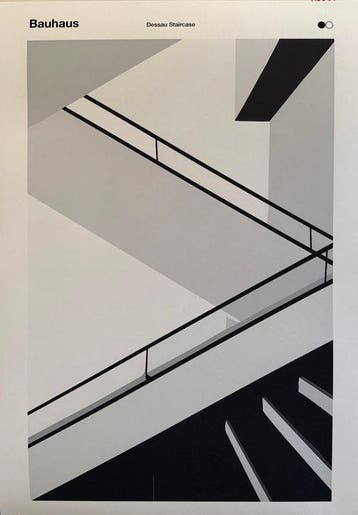 David Vineis - “Dessau Staircase Geometry”. Bauhaus.