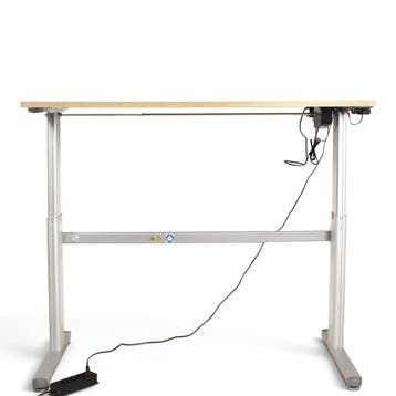 Actiforce elektrisch zit-sta bureau, 120x80 cm, midden ei..., Huis en Inrichting, Ophalen of Verzenden, Elektrisch, Gebruikt