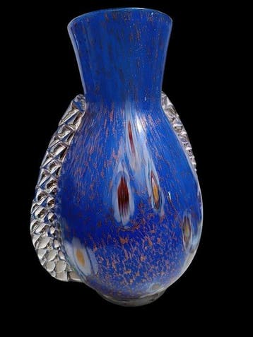 S.I.V.A. - Vaas - Muranoglas - Murano-vaas uit de jaren
