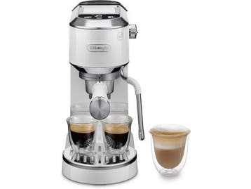 Veiling - DeLonghi Dedica Duo EC890.WI Barista Koffiemachin, Gebruikt