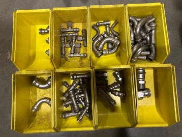 Viega Sanpress Inox roestvrijstalen persfittingen, Ophalen of Verzenden, Gebruikt