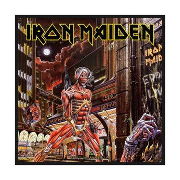 Iron Maiden Somewhere in Time Patch officiële merchandise, Ophalen of Verzenden, Nieuw, Kleding