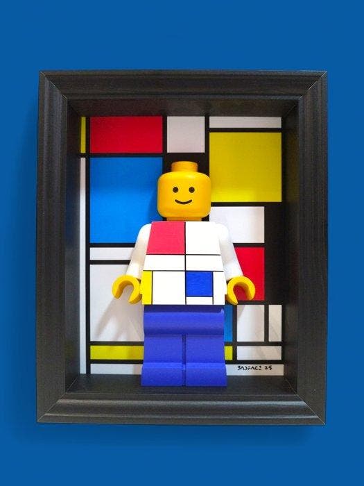 BADFACE - Lego Mondrian, Antiek en Kunst, Kunst | Designobjecten