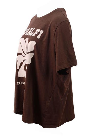 Only Carmacoma T-shirt in maat L Bruin, Kleding | Dames, Only Carmacoma, Verzenden, Gedragen, Bruin