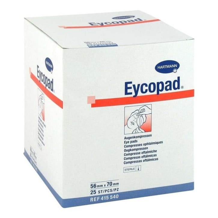 Eycopad® oogkompressen 70 x 85 mm steriel 25 stuks, Diversen, Verpleegmiddelen, Nieuw, Verzenden