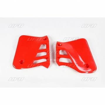 UFO Radiateurkappen Honda CR125 1987-1988 rood-061, Motoren, Ophalen of Verzenden, Nieuw