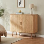 Sideboard Nordkapp dressoir met schuifdeuren 100x40x80 cm na, Verzenden, Nieuw