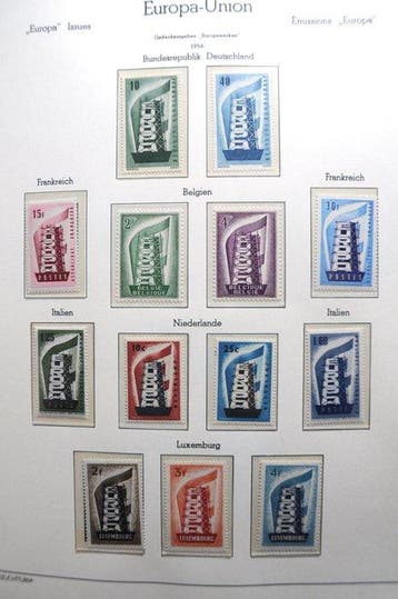 Europa CEPT 1956/1978 - Postfrisse verzameling met diverse, Postzegels en Munten, Postzegels | Europa | Overig, Gestempeld