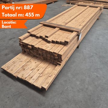 Thermo Vuren Geschaafde Planken 3300-4800x100-135x18mm, Ophalen of Verzenden, Nieuw