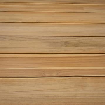 Torino low dining tuintafel teakblad 140 cm rond H71 cm, Ophalen of Verzenden, Nieuw, Teakhout