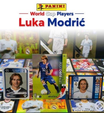 Panini - Luka Modri Collection - 24 Stickers & Cards -, Verzamelen, Nieuw