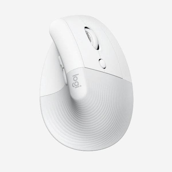 Logitech Lift Vertical Ergonomic Wit Retail Wireless, Computers en Software, Muizen, Nieuw, Ophalen of Verzenden