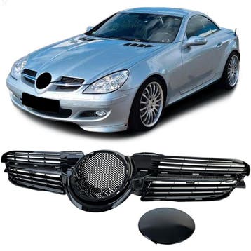 Grill Mercedes SLK R171 2004-2007 Glans Zwart, Ophalen of Verzenden, Nieuw
