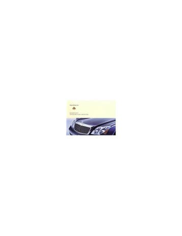 2002 MAYBACH INSTRUCTIEBOEKJE DUITS INTERIEUR ACHTERIN