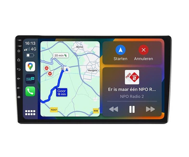 Dacia Duster Navigatie Radio met Apple Carplay Android Auto, Auto diversen, Autoradio's, Nieuw, Ophalen of Verzenden