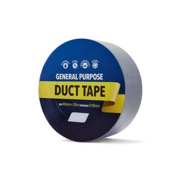 Novio Duct tape grijs 50m per rol, Ophalen of Verzenden, Nieuw