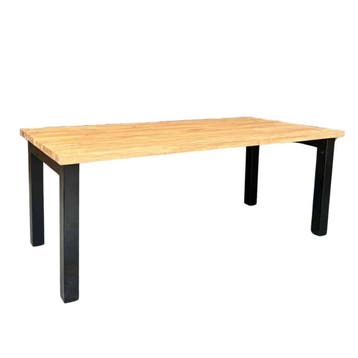 Stel uw robuuste rechthoekige tafel samen -  160x90 cm, Ophalen of Verzenden, Nieuw