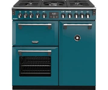 Stoves Richmond S900 DF Kingfisher Teal, Ophalen of Verzenden, Nieuw, Hete lucht