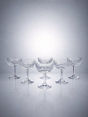 St. Louis - Champagneglas (6) - Chantilly Clear - Kristal -