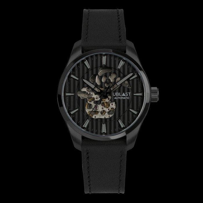 Ublast - Skelematic - Sapphire Glass - REF.UBSKEBB42BK -, Sieraden, Tassen en Uiterlijk, Horloges | Heren