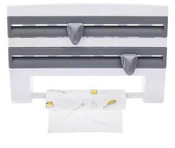 Wandrolhouder met Plank – Keukenrolhouder en Foliesnijder, Verzenden, Nieuw