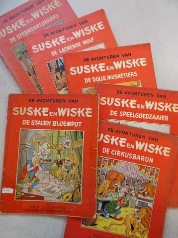 Suske en Wiske RV 11 + 16 + 17 + 18 + 21 + 22 - Rode reeks, Nieuw