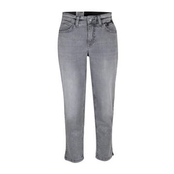 MAC • grijze Melanie 7/8 buckle jeans • 36, MAC, Verzenden, Nieuw, Grijs