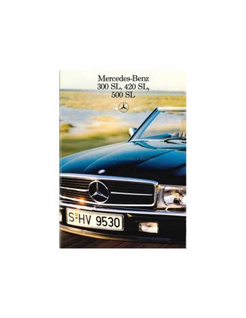 1985 MERCEDES BENZ SL KLASSE BROCHURE NEDERLANDS, Boeken, Nieuw, Author