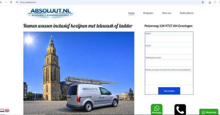 Website laten maken vanaf €99 | Snel online | Professioneel, Diensten en Vakmensen, Webdesigners en Hosting, Domeinregistratie