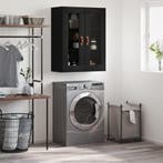 vidaXL Wandkast 69,5x34x90 cm zwart, Verzenden, Nieuw, 50 tot 100 cm, Minder dan 100 cm