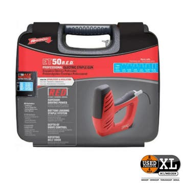 ARROW ET50R.E.D Electric Tacker Red | Nieuw in doos, Doe-het-zelf en Verbouw, Ophalen of Verzenden, Nieuw