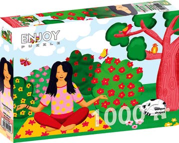 Yoga in the Park Puzzel (1000 stukjes) | Enjoy Puzzle -, Verzenden, Nieuw