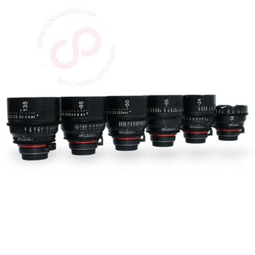 XEEN Cinema 6 Lenzen Set Bundel (Canon EF/Sony E) nr. 3484, Ophalen of Verzenden, Zo goed als nieuw, Toebehoren
