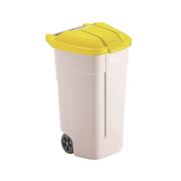 Rolcontainer Gele Deksel | 100 Liter, Verzenden, Nieuw in verpakking