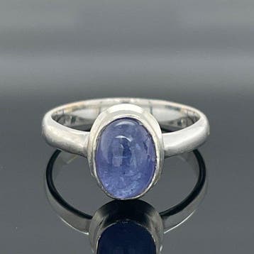 Zilver - Ring - Natuurlijke tanzaniet
