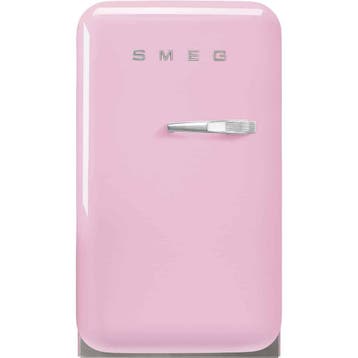 €699 Smeg FAB5LPK5 koelkast Vrijstaand 34 l D Roze, Ophalen of Verzenden, Nieuw, 160 cm of meer