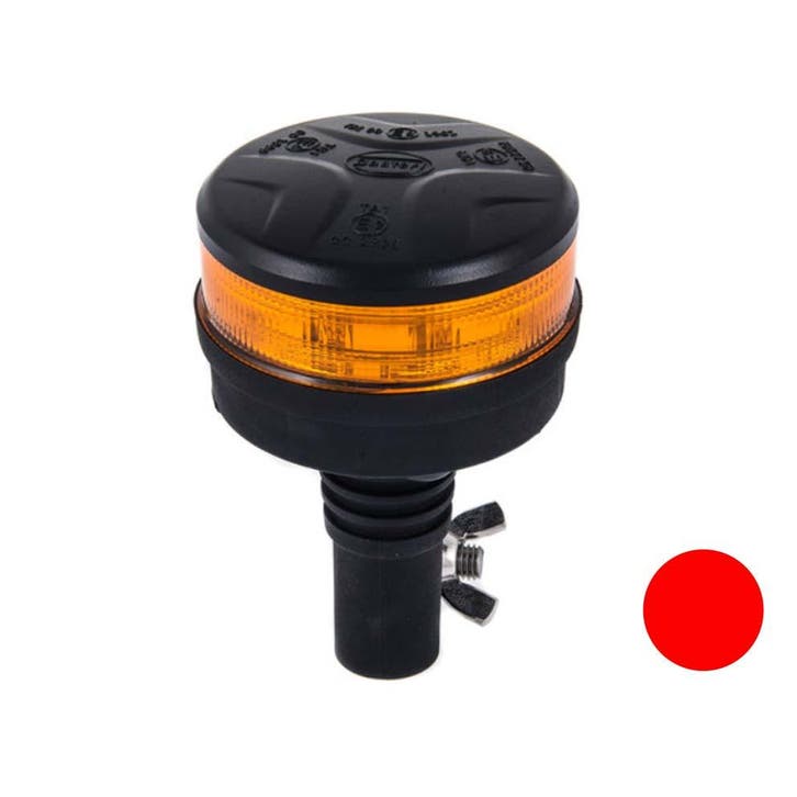 Led Zwaailamp Met Flexibele DIN Steun Rood, Auto-onderdelen, Verlichting, Nieuw, Ophalen of Verzenden