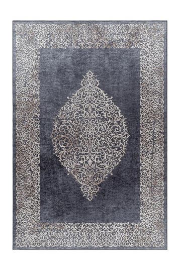 Wasbaar Vloerkleed | Fiesta | Barok | Zwart | 160x230 cm, Verzenden, Nieuw