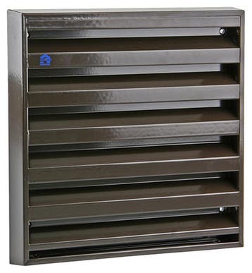 Renson - Renson Muurrooster 225x225mm Alu-Bruin, Ophalen of Verzenden, Nieuw
