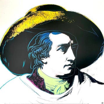 Andy Warhol (after) - Goethe White (XL Size) - Offset