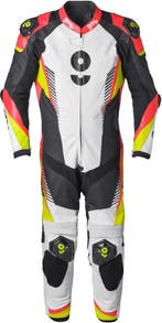 gms GRC-1 Zwart Rood Geel 1-Delig Motorpak, Motoren, Kleding | Motorkleding, Nieuw met kaartje, Overall, Gms, Heren