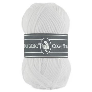 Durable Cosy Fine - 310 white - Katoen/Acryl Garen, Ophalen of Verzenden, Nieuw