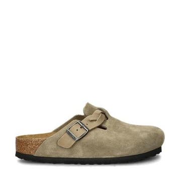 Birkenstock Boston Braided instapschoenen voor dames, Bruin, Verzenden, Instappers, Nieuw
