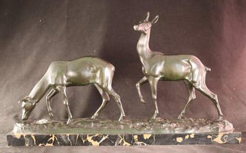 Groot Art Deco beeld - Irénée Rochard (1906–1984) -