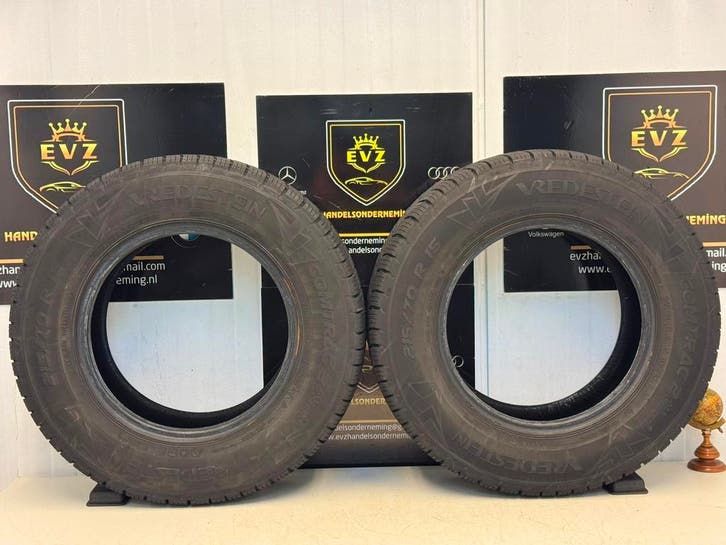 2 stuks 215/70R15 Vredestein Comtrac 2 All+Seasons banden, Auto-onderdelen, Banden en Velgen, 15 inch, All Season, 215 mm, Personenwagen